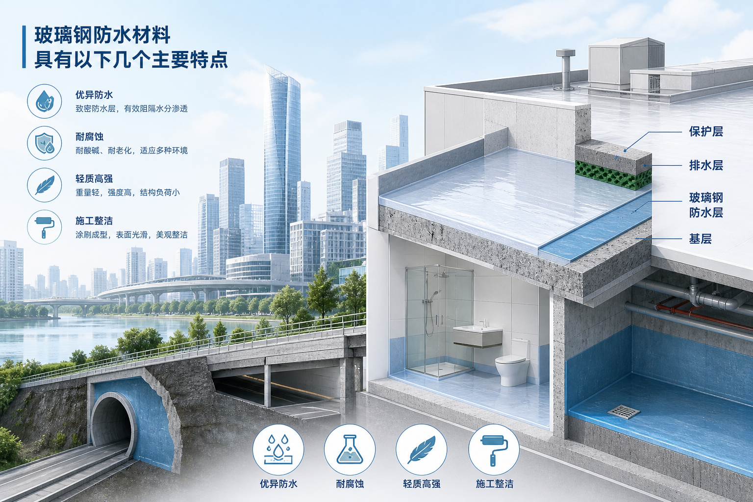 2023年玻璃钢防水材料市场趋势分析,关注 宿迁 发展